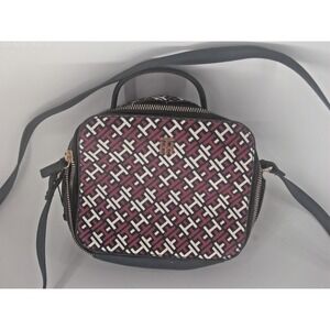 TOMMY HILFIGER X BODY LOGO CROSSBODY SHOULDER BAG NAVY/RED/WHITE NEW AUTHENTIC